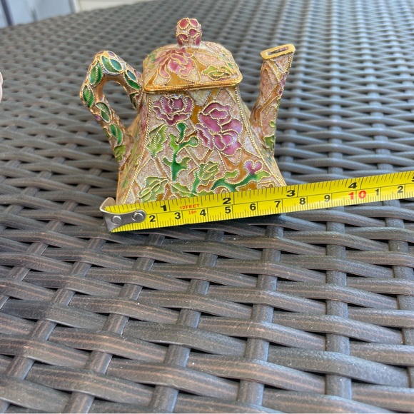 NYCO Cloisonne Enamel Teapot - Picture 9 of 11